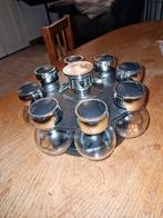 Draaibaar kruidenrekje met 8 hervulbare potjes, Huis en Inrichting, Keuken | Potten en Pannen, Ophalen of Verzenden, Nieuw, Overige materialen