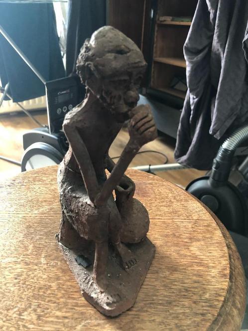 Handgemaakt beeldje – 19 cm hoog, Verzamelen, Beelden en Beeldjes, Zo goed als nieuw, Mens, Ophalen of Verzenden