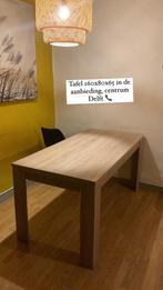 Jysk eettafel - licht eiken, Gebruikt, Vijf personen of meer, Rechthoekig, 50 tot 100 cm