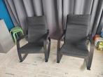Poang schommelstoelen, Huis en Inrichting, Stoelen, Ophalen, Zo goed als nieuw, Zwart, Eén