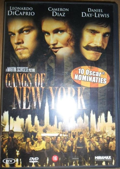 dvd Gangs of New York, Cd's en Dvd's, Dvd's | Thrillers en Misdaad, Zo goed als nieuw, Actiethriller, Ophalen of Verzenden