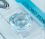 Aquamarijn 6,60 karaat ZELDAAM//INVESTERING, Blauw, Ophalen of Verzenden, Zo goed als nieuw, Dame