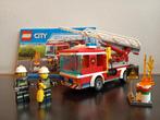 LEGO City 60107 Brandweer Ladderwagen Compleet, Ophalen of Verzenden, Zo goed als nieuw, Complete set, Lego