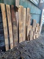 Droog eiken schaaldelen  restant partijtje, Doe-het-zelf en Verbouw, Hout en Planken, Ophalen, 25 tot 50 mm, Eiken, Nieuw