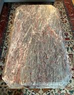 80s unieke marmeren salontafel, Ophalen, Gebruikt, 100 tot 150 cm, 50 tot 100 cm