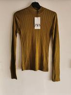 ZARA ribtrui olijfgroen mt. M, Kleding | Dames, Truien en Vesten, Maat 38/40 (M), Verzenden, Zara, Nieuw
