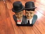 Laurel and Hardy borstbeeld / beeld, Verzamelen, Beelden en Beeldjes, Ophalen, Zo goed als nieuw
