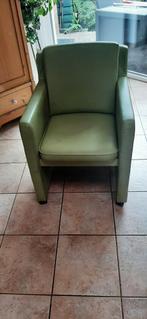4 Eetkamer stoelen, Huis en Inrichting, Stoelen, Ophalen, Gebruikt, Overige kleuren, Leer