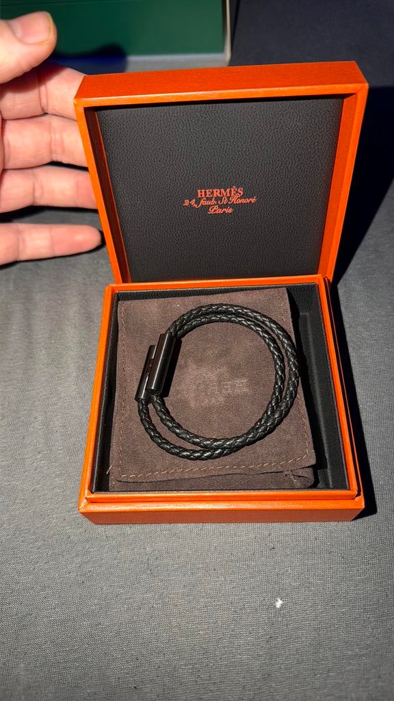 Hermes armband, Kleding | Heren, Riemen en Ceinturen, Ophalen of Verzenden, Zo goed als nieuw, Zwart