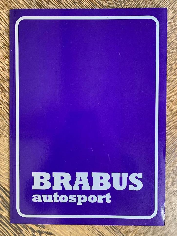Nederlandse map Mercedes-Benz Brabus Van Dijk 1985 nieuw!, Boeken, Auto's | Folders en Tijdschriften, Zo goed als nieuw, Mercedes
