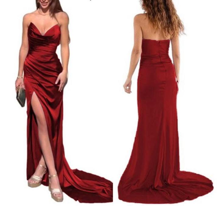 Galajurk maat M | strapless | bordeauxrood, Kleding | Dames, Gelegenheidskleding, Zo goed als nieuw, Galajurk, Maat 38/40 (M)