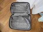 zwarte hard case trolley beschadigd met tsa cijferslot line, Ophalen, Gebruikt, 50 tot 60 cm, Hard kunststof