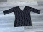 Zwart/wit shirt van Juffrouw Jansen Amsterdam XL, Kleding | Dames, T-shirts, Maat 46/48 (XL) of groter, Ophalen of Verzenden, Zo goed als nieuw