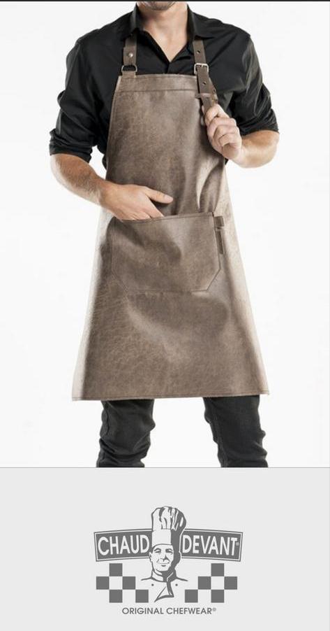 Chaud Devant Latzschürze Barrel Brown - Nieuw!, Huis en Inrichting, Keuken | Textiel, Nieuw, Ophalen of Verzenden