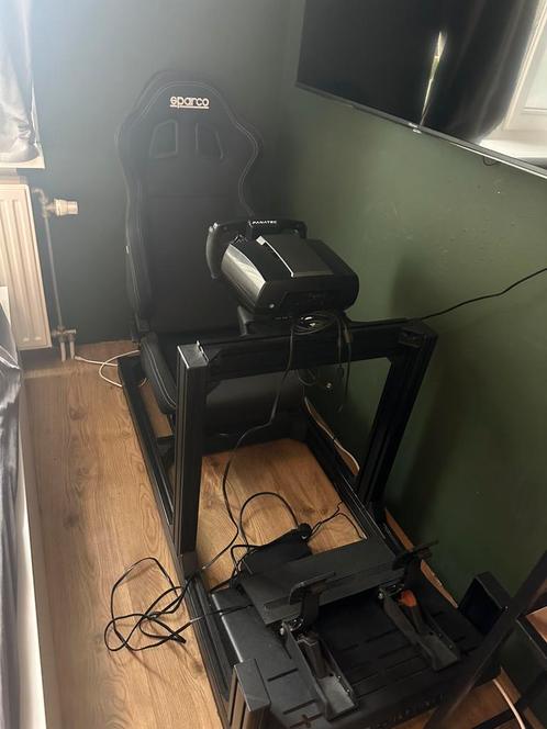 Simlab gt1/ sparco stoel / fanatec csl elite, Spelcomputers en Games, Spelcomputers | Sony PlayStation Consoles | Accessoires