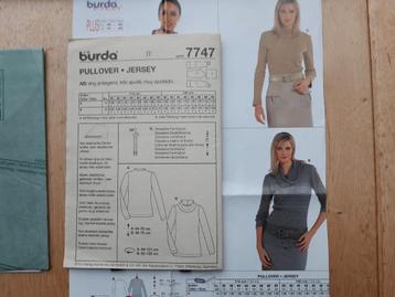 burda knippatroon dames shirt  t-shirt trui maat 36-50     6 beschikbaar voor biedingen