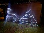 Verlichte rendier met arreslee en kerstman, Diversen, Kerst, Ophalen