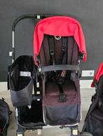 Tweeling bugabool zwart met rood, Kinderen en Baby's, Tweelingen en Meerlingen, Ophalen, Gebruikt, Kinderwagen of Buggy