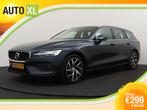 Volvo V60 2.0 T6 PHEV AWD Momentum Pro Memory Camera Elek.Tr, Gebruikt, 4 cilinders, Blauw, Leder en Stof