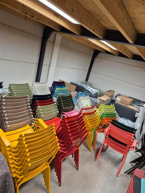gebruikte fermob Luxembourg arm-/stoelen Diverse kleuren, Tuin en Terras, Tuinstoelen, Gebruikt, Ophalen
