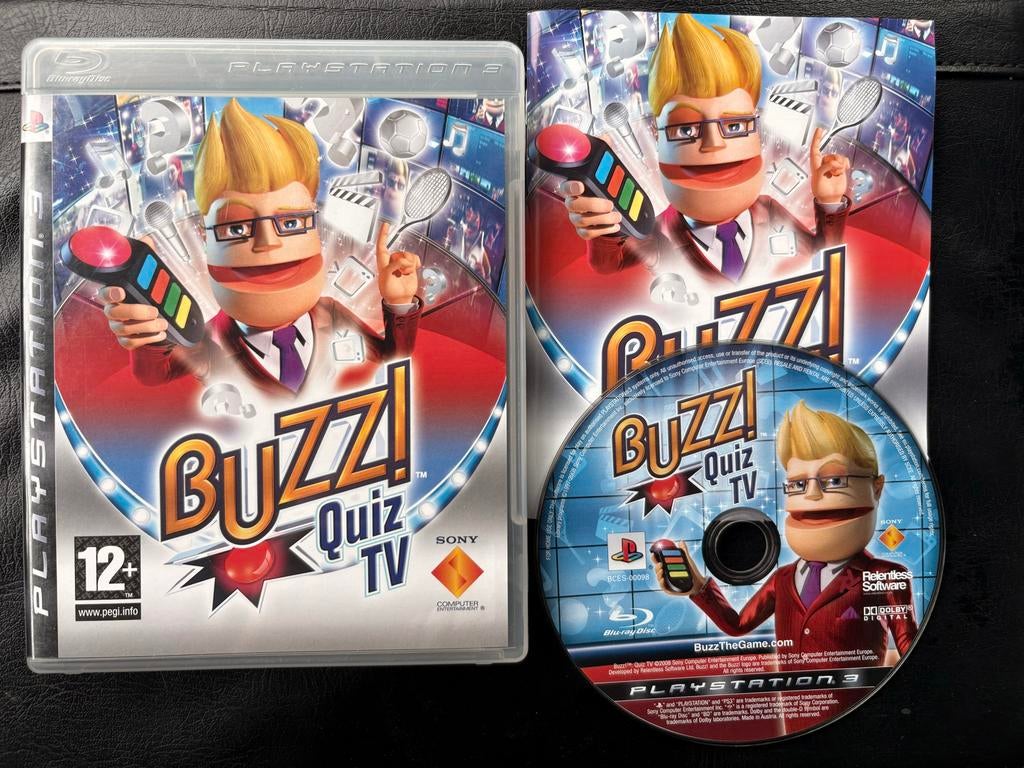 Buzz! Quiz TV - PlayStation 3, Spelcomputers en Games, Puzzel en Educatief, Eén computer, Ophalen of Verzenden, Zo goed als nieuw