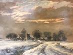 Winter in Jouswier , Gert Jan Veenstra, Ophalen of Verzenden