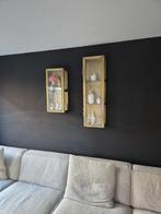 Gouden Vintage New Routz Kastjes, Huis en Inrichting, Kasten | Buffetkasten, Ophalen, 25 tot 50 cm, Minder dan 50 cm, Minder dan 100 cm