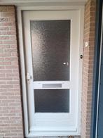 Voordeur, hout met dubbel glas, Ophalen, Gebruikt, 80 tot 100 cm, Buitendeur