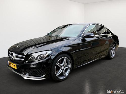 Mercedes-Benz C-klasse 200 Prestige AMG Aut! leder Navi Crui, Auto's, Mercedes-Benz, Bedrijf, Te koop, C-Klasse, ABS, Airbags
