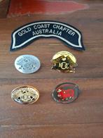 Harley-Davidson HOG pins en patch Goldcoast Australië, Ophalen of Verzenden, Zo goed als nieuw, Merk, Speldje of Pin