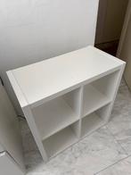 IKEA KALLAX kast - 4 vakken - wit, Huis en Inrichting, Ophalen, Kunststof, Gebruikt, Vierkant