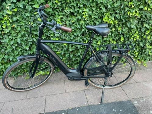 Gazelle Grenoble C8 E-bike, heren model, Fietsen en Brommers, Elektrische fietsen, Zo goed als nieuw, Gazelle, 59 cm of meer, 50 km per accu of meer