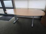 Ovale eettafel, lichte houtkleur, Huis en Inrichting, Tafels | Eettafels, Ophalen, Ovaal, 100 tot 150 cm