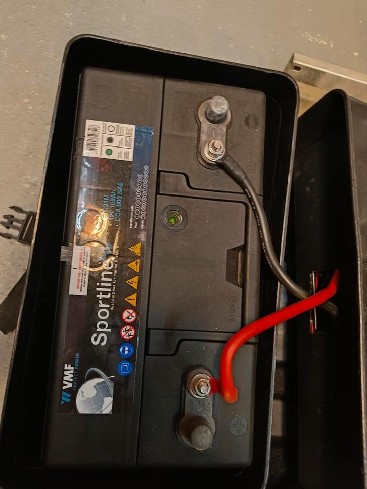 Accu 1260Wh - amper Gebruikt, Caravans en Kamperen, Caravan accessoires, Gebruikt, Ophalen