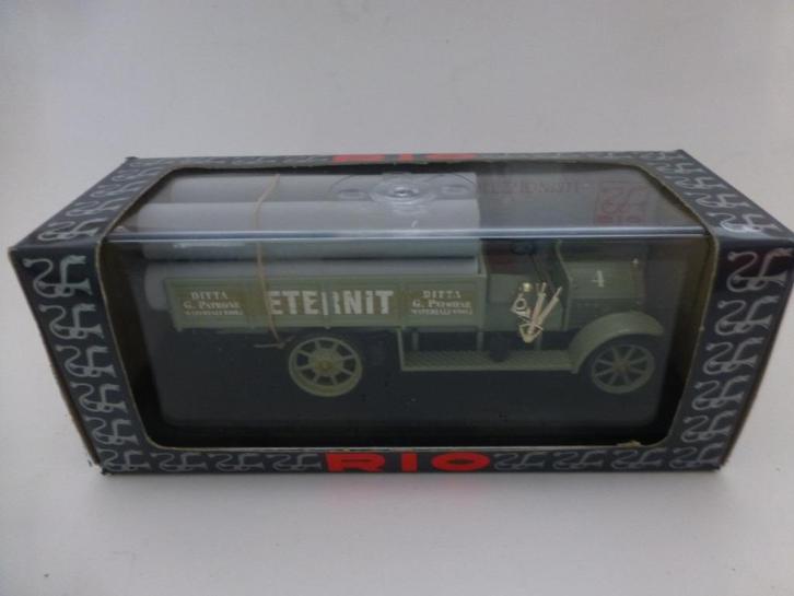 Rio SL028 Autocarro Fiat 18 BL buizen transport, Hobby en Vrije tijd, Modelauto's | 1:43, Zo goed als nieuw, Auto, Overige merken