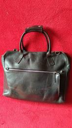 Royal Republiq- leren tas, schooltas, laptoptas, schoudertas, Gebruikt, Zwart, Aktetas of Boekentas, Leer