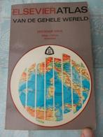 1966: Elsevier Atlas van de gehele wereld, Boeken, Atlassen en Landkaarten, Gelezen, Wereld, Ophalen of Verzenden, 1800 tot 2000