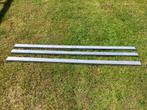 2 x alluminium dorpels met rubber strip 142 cm lang, Doe-het-zelf en Verbouw, Plinten en Afwerking, Nieuw, Ophalen of Verzenden