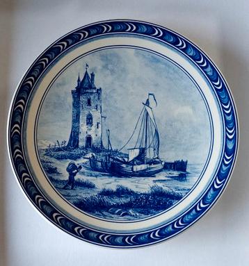 Delfts Blauw Wandbord - J.C. Schotel beschikbaar voor biedingen