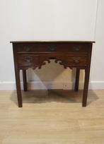 Antiek Engels wandtafeltje, lowboy 18e eeuw, Ophalen of Verzenden