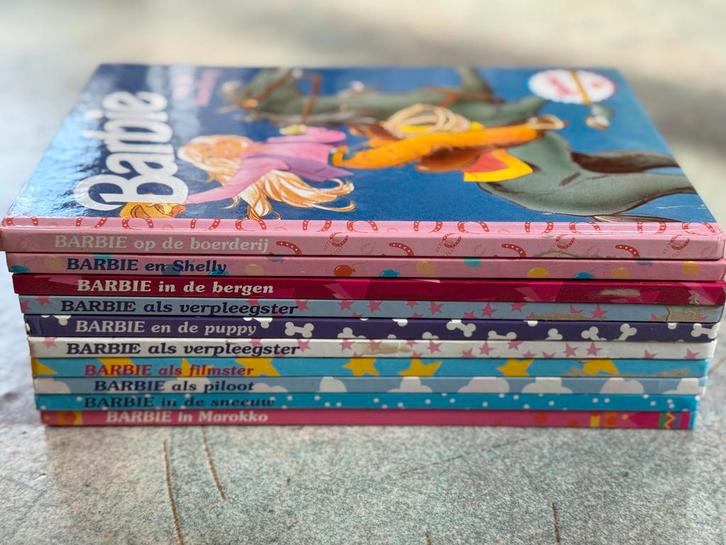 Barbie Boekenclub - 10 Boeken in Nette Staat, Boeken, Kinderboeken | Jeugd | onder 10 jaar, Zo goed als nieuw, Fictie algemeen