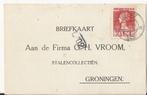 SCHIPLUIDEN 1925 Wed A.J. ZUIDGEEST manufacturier, Verzamelen, Ansichtkaarten | Nederland, Gelopen, Zuid-Holland, Ophalen of Verzenden