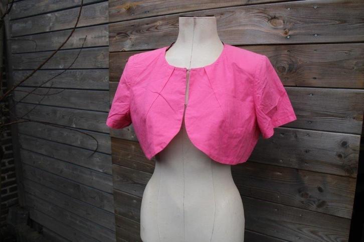 Bolero roze Steilmann mt 42 Vaste prijs, Kleding | Dames, Truien en Vesten, Zo goed als nieuw, Maat 42/44 (L), Roze, Ophalen of Verzenden