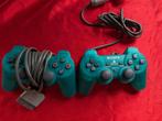 PlayStation 1 controller / kleur groen ) per stuk bieden, Ophalen of Verzenden, Gebruikt, Controller, PlayStation 2