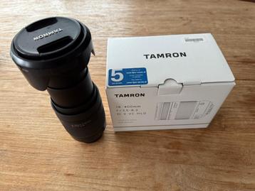 Tamron lens 18 - 400 mm F/3.5-6.3  Di II VC HLD beschikbaar voor biedingen
