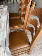 Zes goede stoelen + tafel, Antiek en Kunst, Antiek | Meubels | Stoelen en Banken, Ophalen