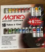 Marie's Acrylverf Set - 24 Tubes, Hobby en Vrije tijd, Ophalen of Verzenden, Nieuw, Acrylverf