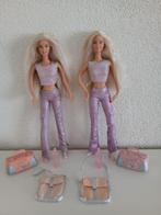 2 BARBIE POP DANCE ’N FLEX Poppen uit 2002, Verzamelen, Ophalen of Verzenden, Gebruikt, Pop