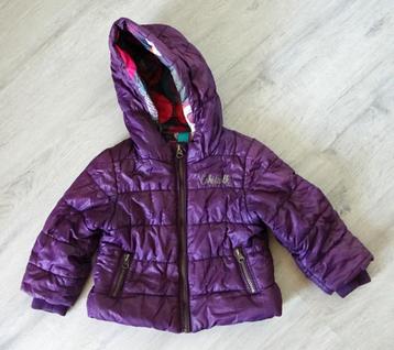 Mooie paarse winterjas - maat 92 beschikbaar voor biedingen