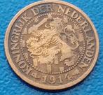 1 cent 1914 - Wilhelmina, Postzegels en Munten, Munten | Nederland, Verzenden, Koningin Wilhelmina, 1 cent, Losse munt